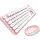 Mofii Zestaw bezprzewodowy Sweet 2.4G biało-różowy SMK-623387AG WP - 1102820 - zdjęcie 2